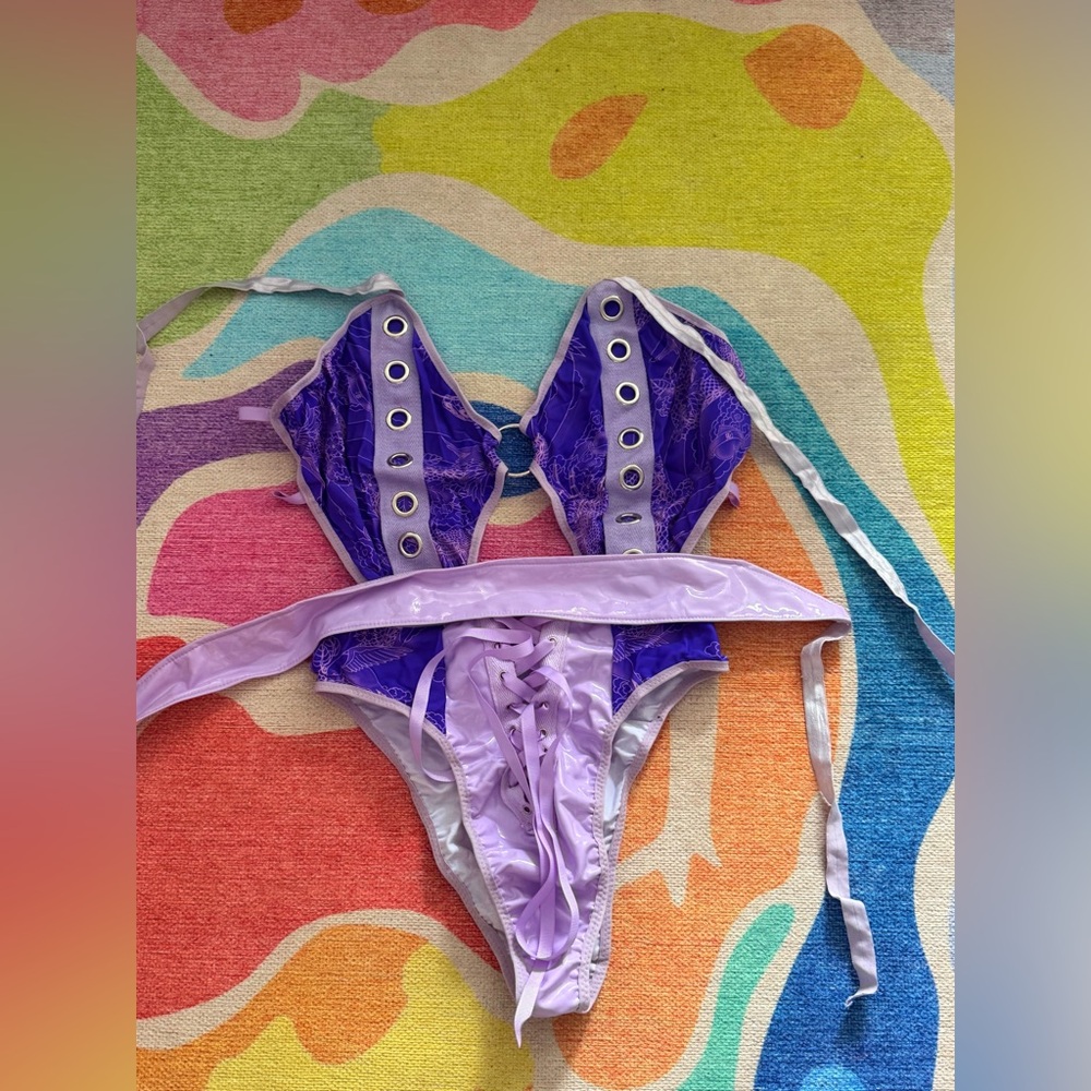 Rave bodysuit and belt